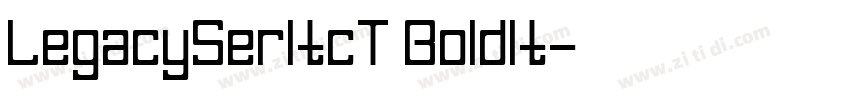 LegacySerltcT Boldlt字体转换